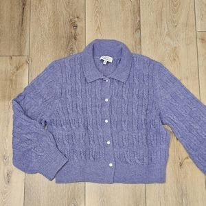 & Other Stories Crochet Alpaca Cardigan